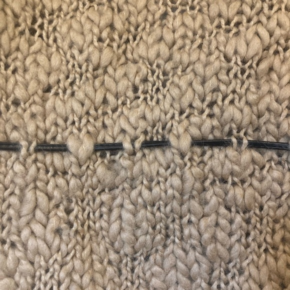 Wool knit hooded cardigan/sweater - Picture 3 of 5